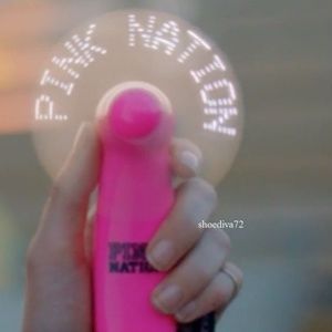 Victoria's Secret PINK ILLUMINATED Hand Held Fan